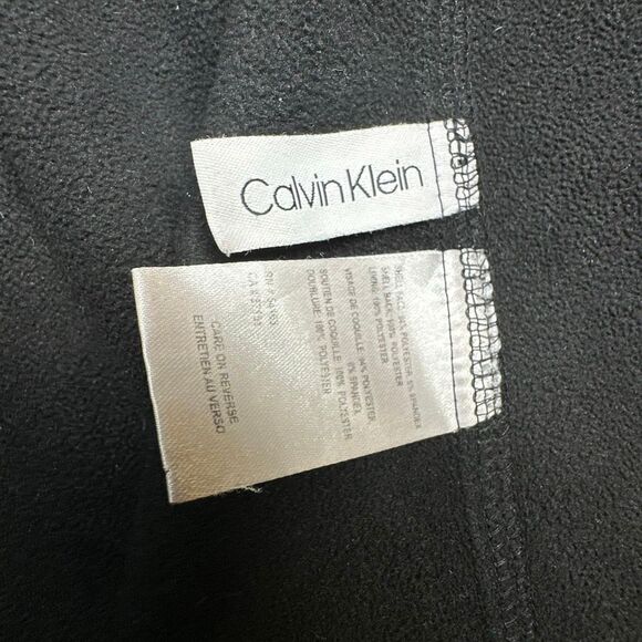 Calvin Klein Jacket Mens Soft Shell Black Water Resistant Breathable Full Zip - Picture 8 of 12